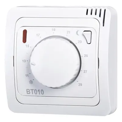 Termostato ambiente por radio BT010, transmisor con control de rueda giratoria, para 1 receptor