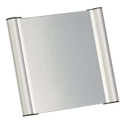 Rótulo para puertas, marco de perfiles de aluminio, H x A x P 100 x 100 x 8 mm, UE 10 unid.