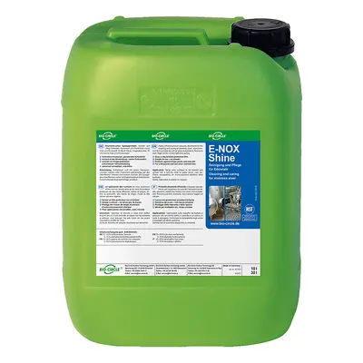 Bio-Circle Limpiador de acero inoxidable E-NOX Shine, bidón de 10 l, de base acuosa