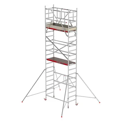 Altrex Andamio para interiores RS 44-POWER, plataforma de madera, longitud 1,85 m, altura de tra