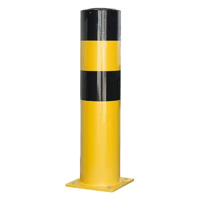 Bolardo de protección, Ø 273 mm, grosor de pared 5 mm, para atornillar, placa base 350 x 350 mm