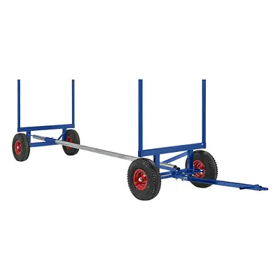 Kongamek Carro profesional para objetos largos, carga máx. 3,5 t, longitud 4 m, azul