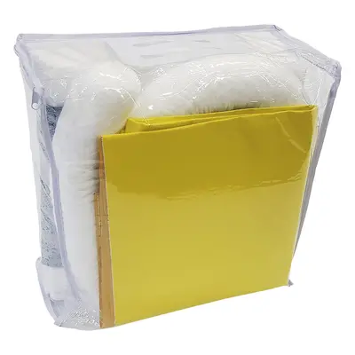 Juego de emergencia para fugas con estera impermeabilizante desechable, bolsa, estera impermeabi