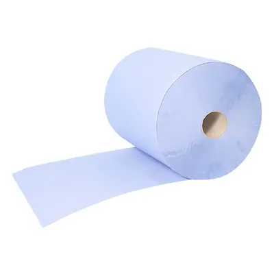 Toallitas de papel Multicel, celulosa, de 2 capas, azul, UE 2 rollos, 1000 hojas/rollo