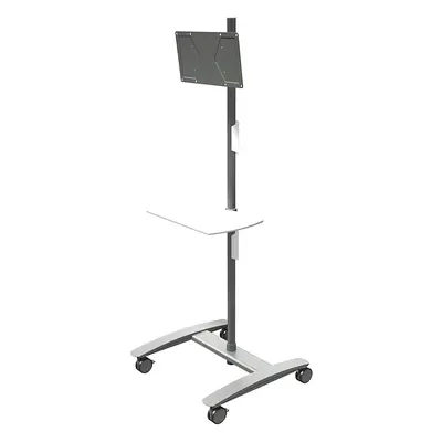 Dataflex Carro tipo trolley VIEWMATE COMBO AV, para una pantalla, plateado