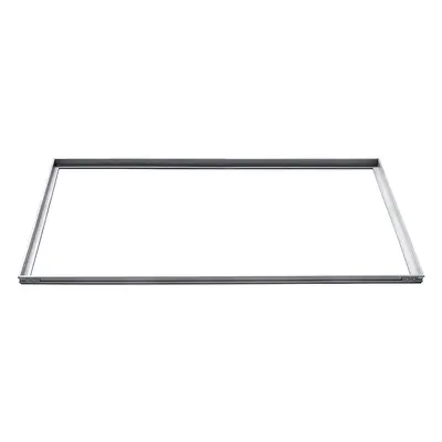 Marco para empotrar de aluminio, para estera con perfil de aluminio, para L x A 1185 x 785 mm