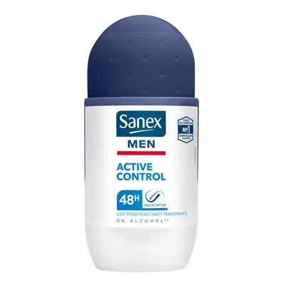 Desodorante roll-on para hombre sanex men active control 48h antitranspirante 50ml