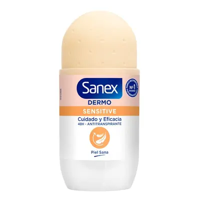 Desodorante roll-on sanex ph balance dermo sensitive 48h antitranspirante, piel sensible 50ml