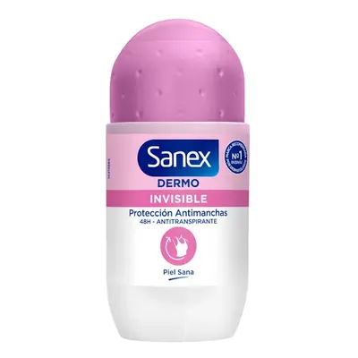 Desodorante roll-on sanex ph balance dermo invisible 48h antitranspirante 50ml