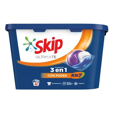 Detergente en cápsulas ultimate conpoder kh-7 skip 22 uds