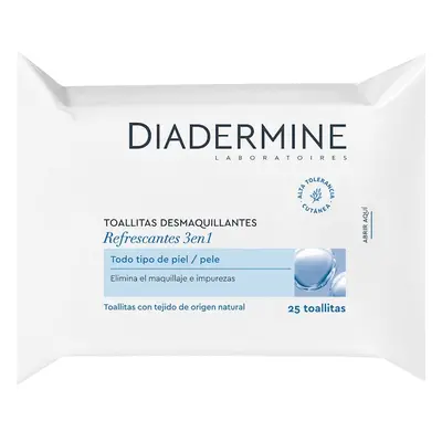 Toallitas desmaquillantes diadermine piel normal/mixta 25 uds