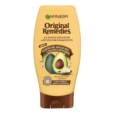 Acondicionador Aceite De Aguacate Y Manteca De Karité Original Remedies Para Pelo Rebelde 250Ml