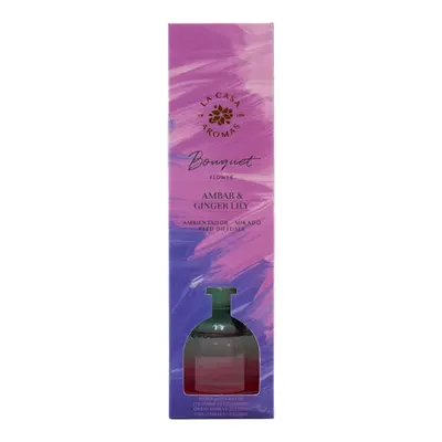 Ambientador Mikado Bouquet Flower Ambar & Ginger La Casa De Los Aromas 40Ml