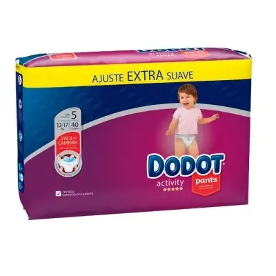 Dodot Pants Activity T-5 Pañal-Braguita 12-17 Kg 40 Un