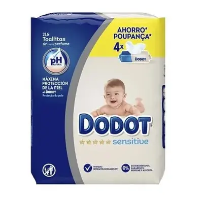 Dodot Sensitive Ph Natural Toallitas Húmedas 216 Un