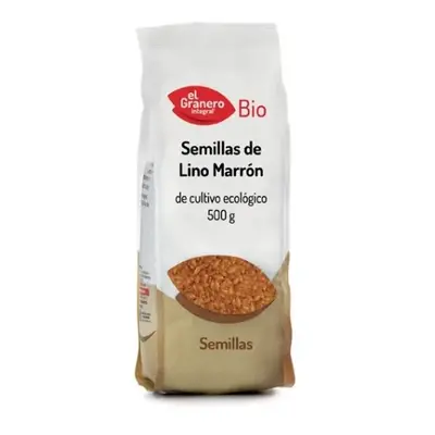 Granero Semillas De Lino Marrón Bio 500g Tostadas