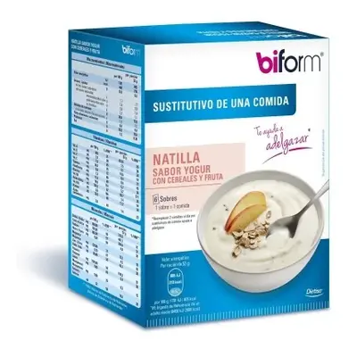 Biform Natillas Yogur Cereales 6 Sobres