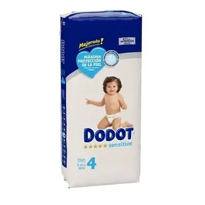 Dodot Sensitive T4 Pañales 9-14 Kg 48 Un