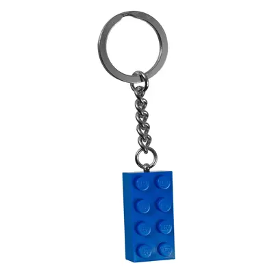 Llavero de ladrillo LEGO azul