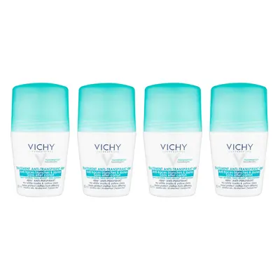 VICHY No Marks Roll-on Deodorant Set 4 x 50ml