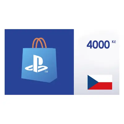 PlayStation Network Card 4000 Kč - PSN Czech Republic