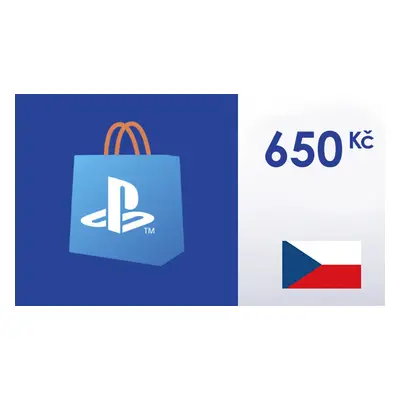 PlayStation Network Card 650 Kč - PSN Czech Republic