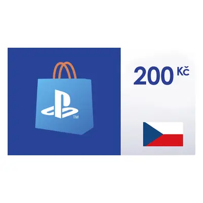 PlayStation Network Card 200 Kč - PSN Czech Republic