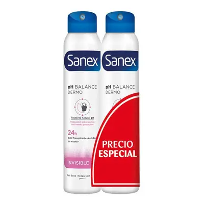 Sanex - Dermo Invisible Desodorante Vaporizador Dúo 2 X 200 Ml