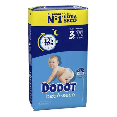 Dodot - Dodot Etapas Talla 3 Pañales 6-10 Kg 62 U