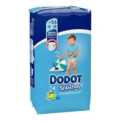 Dodot - Dodot Splashers Bañador Desechable Talla 5-6 + 14 Kg 10 U