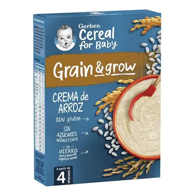 Gerber - Grain Grow Papilla Crema De Arroz 250 Gr