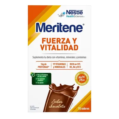 Meritene - Batido Sabor Chocolate 15 Sobres