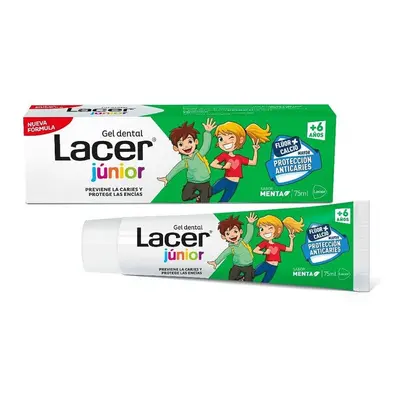 Lacer - Junior Gel Dental Menta 75 Ml