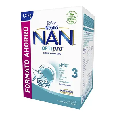 Nan - Optipro 3 Leche De Crecimiento Premium Promo 2 X 600 Gr