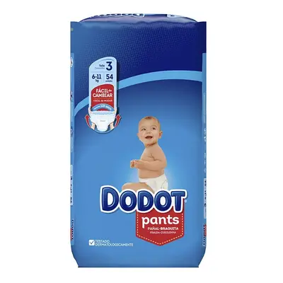 Dodot - Dodot Pants Etapas Talla 3 Pañal-braguita 6-11 Kg 54 U