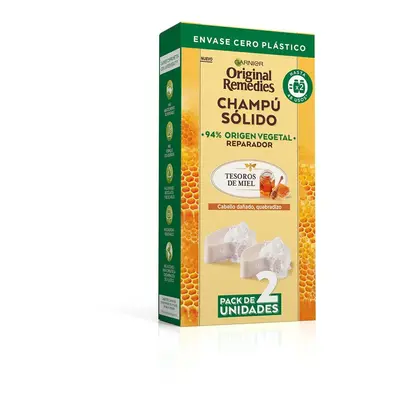 Garnier - Original Remedies Champú Sólido Tesoros De Miel 2 X 60 Gr