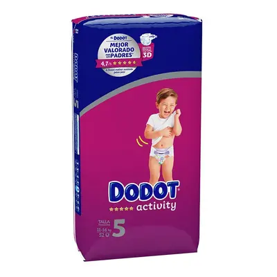 Dodot - Dodot Activity Talla 5 Pañales 11-16 Kg 52 U