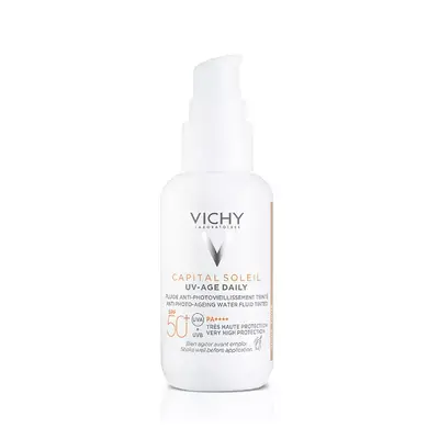 Vichy - Capital Soleil Uv-age Daily Water Fluid Con Color Spf50+ 40 Ml