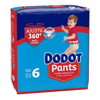 Dodot - Dodot Pants Pañal-braguita Talla 6 15- + Kg 27 U