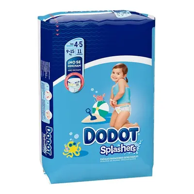 Dodot - Dodot Splashers Bañador Desechable Talla 4-5 + 9-15 Kg 11 U