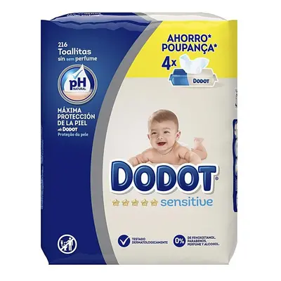 Dodot - Dodot Sensitive Ph Natural Toallitas Húmedas 216 U