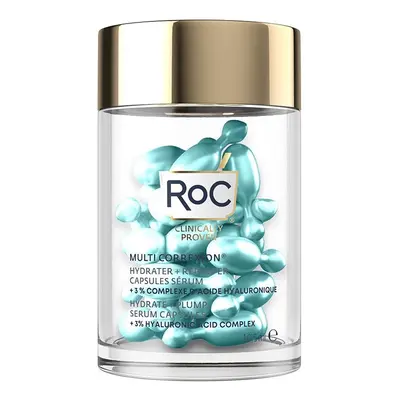 Roc - Hydrate + Plump Cápsulas Serum Con Ácido Hialurónico 30 U