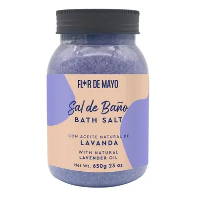 Flor De Mayo - Sal De Baño Lavanda 650 Gr