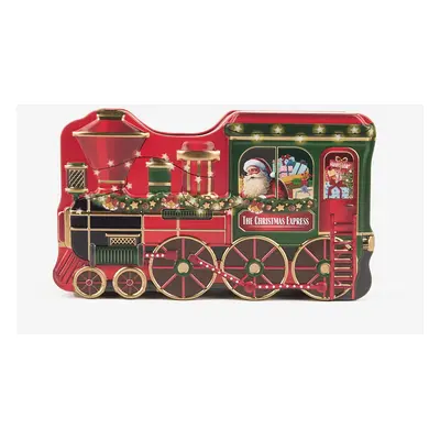 Caja de metal con bombones Tren de Navidad