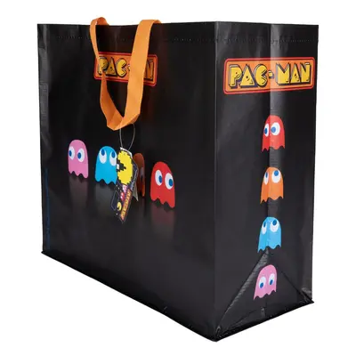 Konix Pac-Man Bolsa de Compras 40 x 45 x 20 cm - Material reciclado - Negro