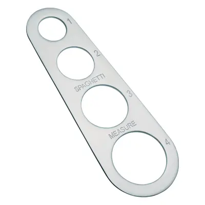 KitchenCraft - Espaguetis Medidor de Acero Inoxidable MasterClass Plata, 9 x 12 x 16 cm