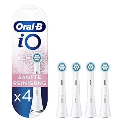 Oral-B iO - Cabezales de cepillo de dientes eléctrico de limpieza suave, 4 piezas, accesorio de 