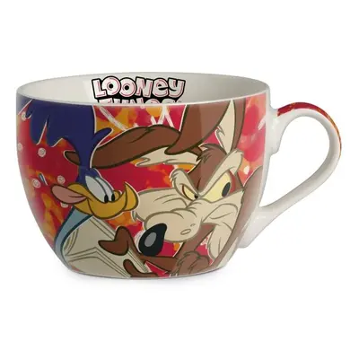 Taza de desayuno coyote y correcaminos 480 ml