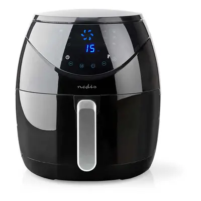 Nedis KAAF240EBK freidora Sencillo 4,6 L Independiente 1500 W Freidora de aire caliente Negro