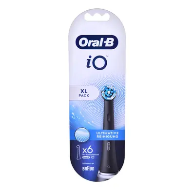 Oral-b io aufsteckbürsten ultimative reinigung black 6er